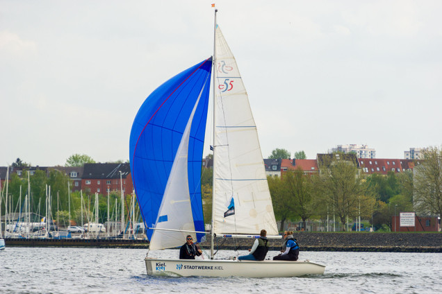 C55 Jolle auf dem Wasser