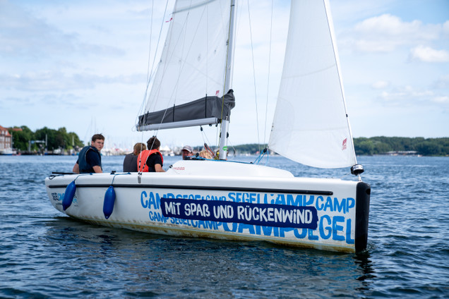 Gruppe auf der Aira auf der Förde